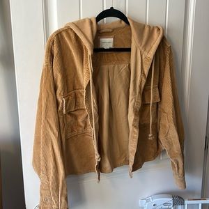 Corduroy shacket American Eagle cropped top jacket size L